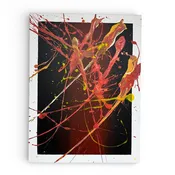 Abbotsford Artist - Splashed Abstract Painting
