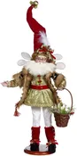 3 French Hens Fairy On Base, 21"