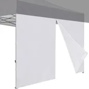 10x10 Zipper Sidewall, White