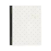 2026-2027 Black Swiss Dot Monthly Academic Planner