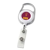 ARIZONA STATE RETRACTABLE DELUXE BADGE REEL. SOLD IN SETS OF 3 ONLY.