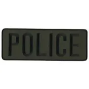 Police Back Patch 9x3" RG