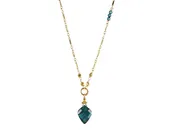 17" Kite Indigo Kyanite Drop Necklace