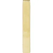 10K Yellow Gold Engravable Four-Sided Bar Pendant