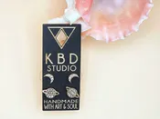 Moon & Saturn Studs by KBD Studio — Salt Boutique (Copy)