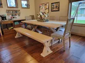 Country X Knotty Alder | Minnesota Farmhouse Custom Dining Tables and Furniture