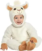 Amscan Lovable Llama Costume, Infant 12-24 Months (8406672)