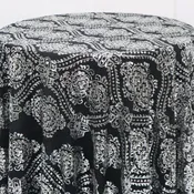 Black & Silver Art Deco Sequin