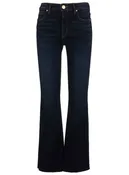 Ana High Rise Flare Raw Hem Wave Kut