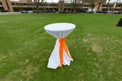 Cocktail Table w/ Linen & Tie