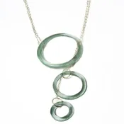 3-Ring Silver Lariat