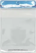 #JR-ZIP-BLU    (Zip Lock Bag BLUE Top Tinted)