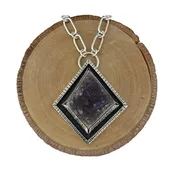 Amethyst Druzy Necklace
