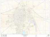 Abilene Wall Map by Map Sherpa