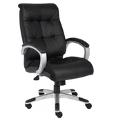 Boss Black/Silver Executive Chair