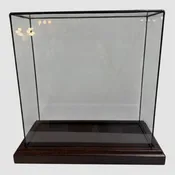 13x13.5" Wood and Glass Display Case