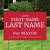 12 x 18 Yard Sign