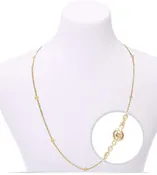 14K RG Diamonds by The Yard Necklace