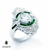 Art Deco Antique Style Diamond Ring