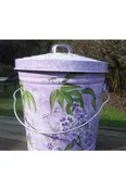 10 Gallon Lavender Texture Wash, Wisteria, Scrolling