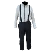 #008 Original Cargo Pant w/ Removable Suspenders, Black, Tall
