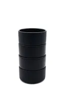 American Modern Small Bowl – Set of 4 – Matte Black