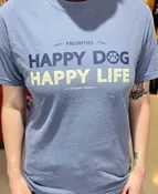 Happy Dog Happy Life (Unisex, Short Sleeve)