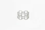 18k white gold diamond ring