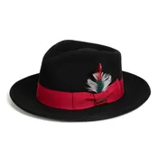 Men Church Hats Red Black MSD