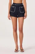 ASTR the Label- BOBBIE PATCH POCKET DENIM SHORT