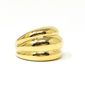 14K Gold Dome Ring
