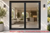 72″ Wide - 2 panels | Aluminum Bifold Patio Door