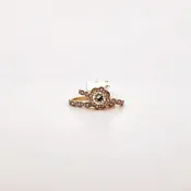 Antique Style Diamond Wedding Set