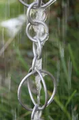 Circles Stainless Steel Link Rain Chain