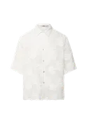 0039 ITALY BEA RIBBON APPLIQUE BLOUSE