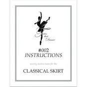 #002 CLASSICAL TUTU SKIRT INSTRUCTIONS