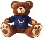 Air Force Bear with Blue Shirt