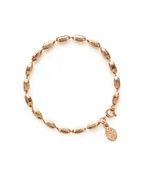 Charleston Rice Bead Bracelet (Rose Gold)