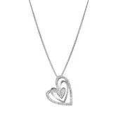 Heart in Heart Necklace