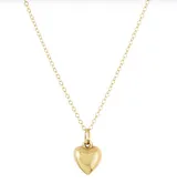 16" Love Plush Small Gold Charm Necklace