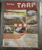 Tuff-Bros 10ftx10ft Heavy Duty Silver Tarp