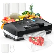 Wholesale 95KPa Vacuum Sealer Machine for food,Full Automatic with Double 12mm Heat Seal, 10in 1 Modes, Built in Cutter & Bag Storage, Includes 1 R...