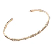 Delicate Detailed Diamond Cuff Bracelet