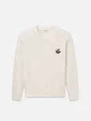 Cable Sweater -- Cream