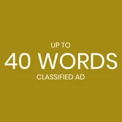 Classified Ads – 40 Words or Less — Abilene American Classifieds