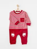 Andy Wawa-BURGUNDY-Baby overall ROMPER NEW YEAR BOYS-AC21264