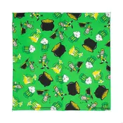 12 St. Patty's Party Print Bandanas(One Style Per Dozen)