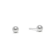4mm .925 Sterling Silver Ball Stud Earrings