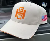 Tan/Orange Max Hat One Size Fits Most.﻿