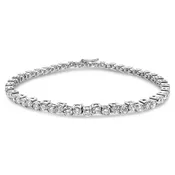 Alternating Diamond Tennis Bracelet